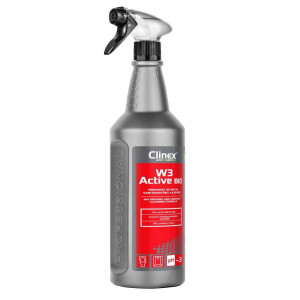 CLINEX W3 ACTIVE BIO tīrīšanas šķidrums sanitārām telpām, vannas istabām Sprejs 1L